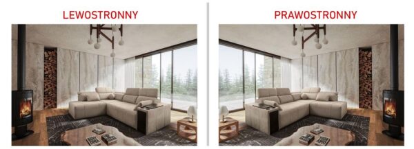 Detailed view of Mindy VII corner sofa's fabric upholstery.