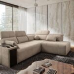 Mindy VII corner sofa in modern living room, right-hand facing.