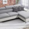 MODIVO I MAXI modern corner sofa with adjustable headrests and integrated bar