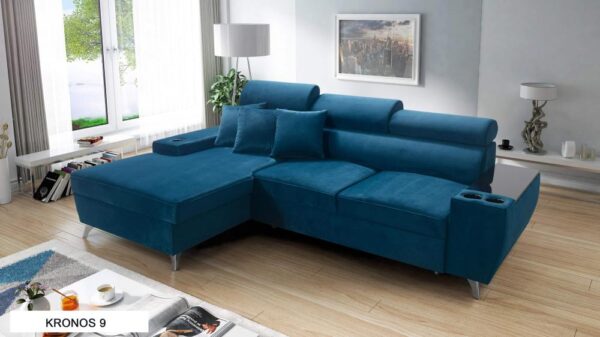 Image displaying available wooden leg finishes for the MODIVO I MAXI sofa