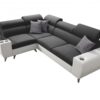 MODIVO II sofa with openable bar and integrated storage function.