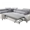 MODIVO II sofa displaying its adjustable headrest mechanism.