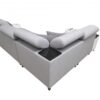Elegant MODIVO II corner sofa, full view of spacious seating.
