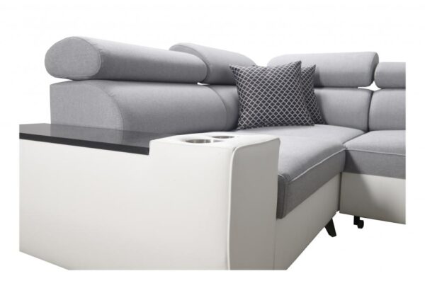 MODIVO II sofa with pulled out sleeping function for guests.