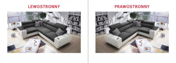 Panoramic shot of MODIVO II corner sofa in a contemporary living room.