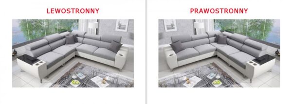 Close-up of MODIVO III sofa's sturdy metal legs and craftsmanship