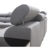 MODIVO IX modular sofa with sleek metal chrome feet option