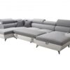 MODIVO VI corner sofa with pull-out sleeping function extended
