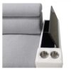 Integrated bar and cup holders within the MODIVO VII corner sofa