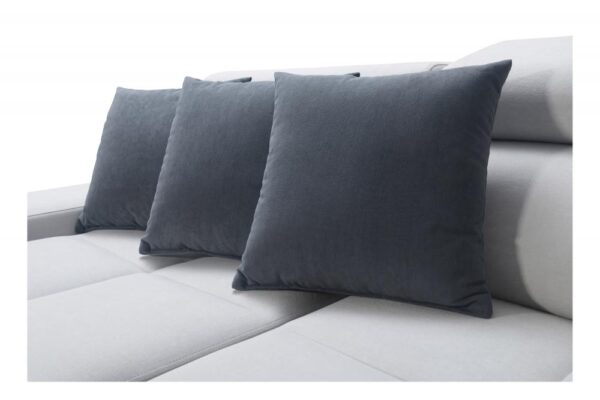 Morena Maxi corner sofa's unique feet design options.