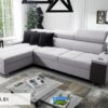 Morena Maxi corner sofa with optional wooden feet.