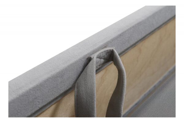 Morena I Mini sofa with open storage compartment and hidden features.