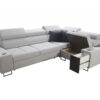 Morena II sofa's pull-out sleeping function for comfortable bed conversion.