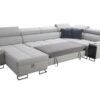 Modern corner sofa Morena IV Maxi in a stylish grey shade.