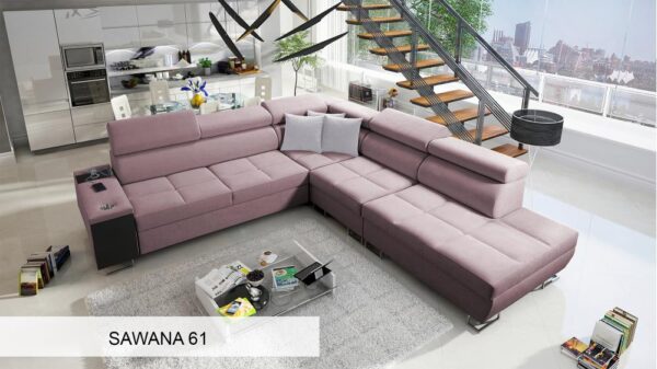 Design registration details for MORENA IX modern corner sofa