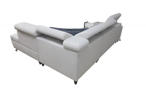 Elegant Morena VII sofa with adjustable headrests and comfortable seating