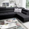 Morena VII sofa with black wooden feet, close-up