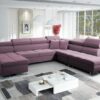 MORENA X corner sofa's modern lines and comfortable seating