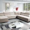 MORENA X corner sofa, showcasing its left-hand configuration
