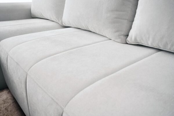 Stylish NOVELO I corner sofa with practical features for everyday use