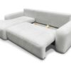 NOVELO I sofa with integrated storage compartment revealed