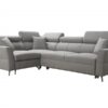 Detailed view of VENETO II corner sofa, focusing on fabric texture