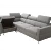 VENETO II corner sofa with adjustable headrests in extended position
