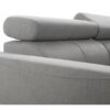 Top-down view of VENETO II corner sofa in a light colored fabric