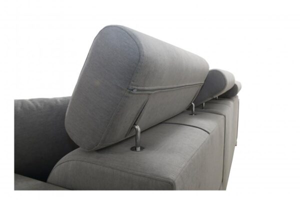 VENETO II corner sofa featuring a storage compartment, lid open