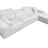 Spacious VITO XII L-shaped sofa with adjustable headrests
