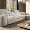 VITO XII sofa with decorative throw pillows, enhancing comfort