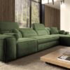 VITO XII sofa in neutral tone fabric, fitting various interiors