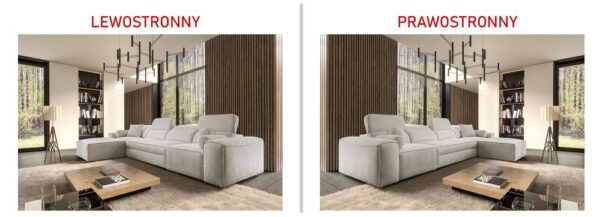 VITO XII corner sofa in a contemporary living room setting