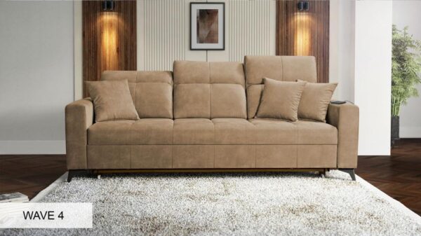 Inez sofa in a modern living room setting