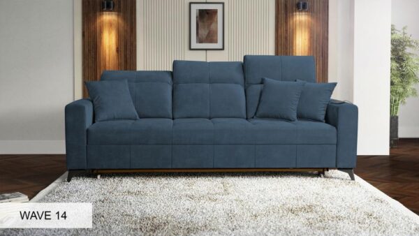 Comfortable seating area and cushions of the Inez sofa