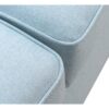 TORSTEN sofa bed in different fabric color, top view.