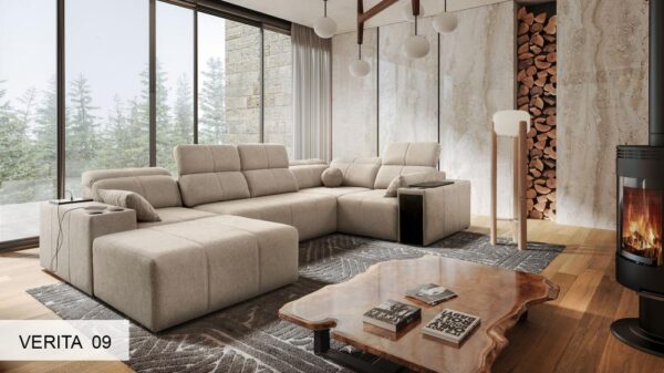 Mindy IV corner sofa with left-hand facing configuration