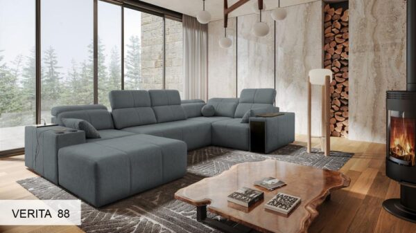 Mindy IV corner sofa highlighting the contemporary design