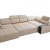 Mindy IV corner sofa displaying its comfortable sleeping function