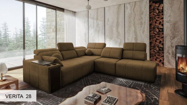 MINDY IX sofa, showcasing its ergonomic design features