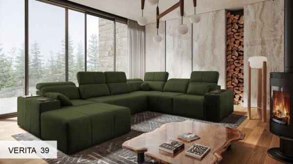 Mindy VIII corner sofa showcasing its modular flexibility