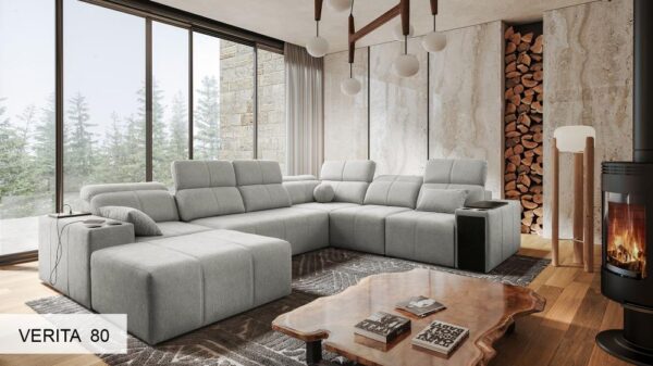 Mindy VIII corner sofa's robust base and quality craftsmanship