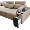 Front view of Mindy VIII corner sofa, highlighting its sleek design