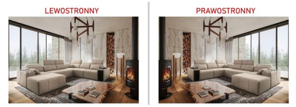 Mindy VIII corner sofa's PUMA automatic sleeping function extended