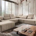 Mindy X corner sofa, left-hand facing, modern living room furniture