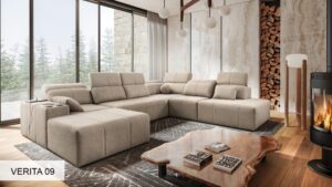 Mindy X corner sofa, left-hand facing, modern living room furniture