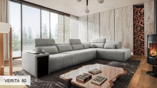 Mindy XI sofa's wavy spring system detail for seat support