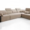 Spacious Mindy XI sofa with adjustable backrests and headrests