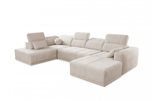Stylish RAVELLO VI corner sofa showcasing its deep seating and soft upholstery.