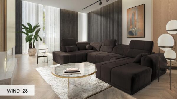 Another perspective of the RAVELLO VI sofa, showing its full length and comfortable depth.